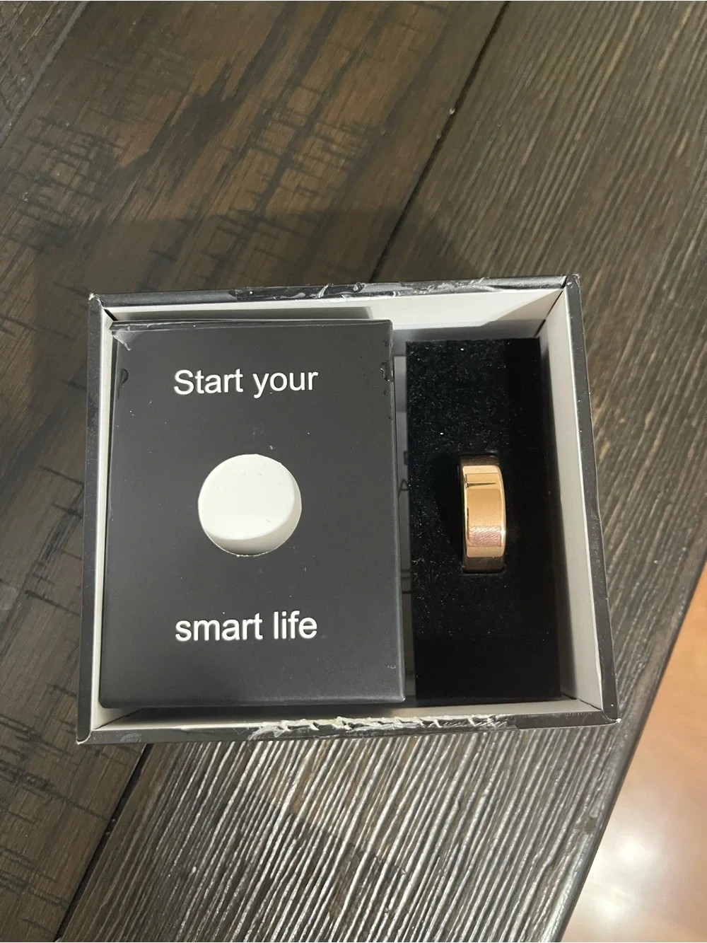 Biemha SIZE 8-Smart Health & Fitness Ring - Rose Gold